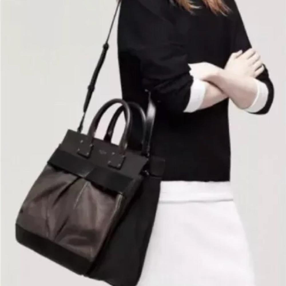 Large Rag & Bone Mocha Pilot Bag